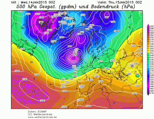 14 GENNAIO 2015 PREVISIONI METEO