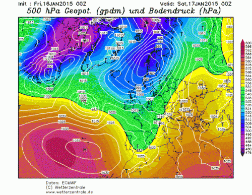 16 GENNAIO 2015 PREVISIONI METEO