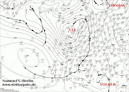 24 FEBBRAIO 2015 PREVISIONI METEO