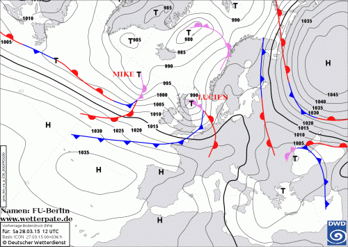 27 MARZO 2015 PREVISIONI METEO