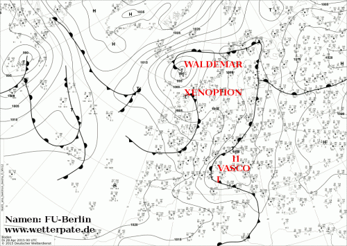 28 APRILE 2015 PREVISIONI METEO