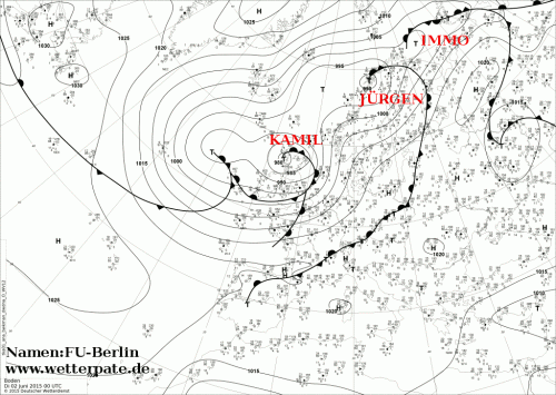 2 GIUGNO 2015 PREVISIONI METEO