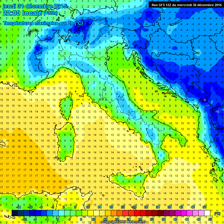 30 DICEMBRE 2015 PREVISIONI METEO