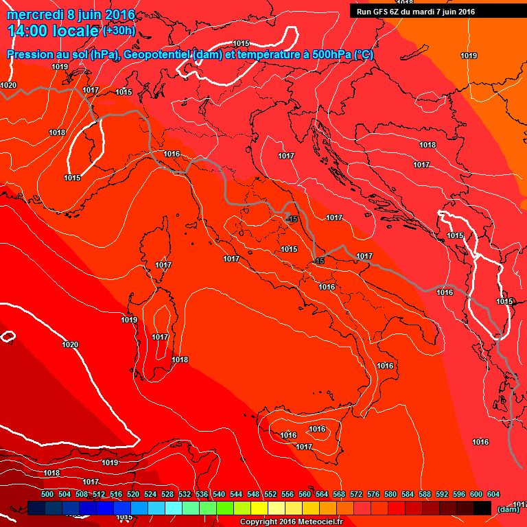 7 GIUGNO 2016 PREVISIONI METEO